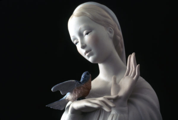 Cybis Porcelains, Madonna with Bird, porcelain, 1956