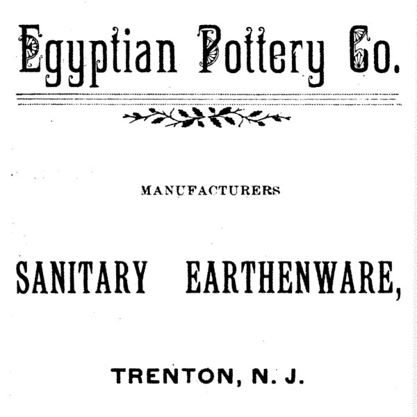 Egyptian Pottery Company Advertisement